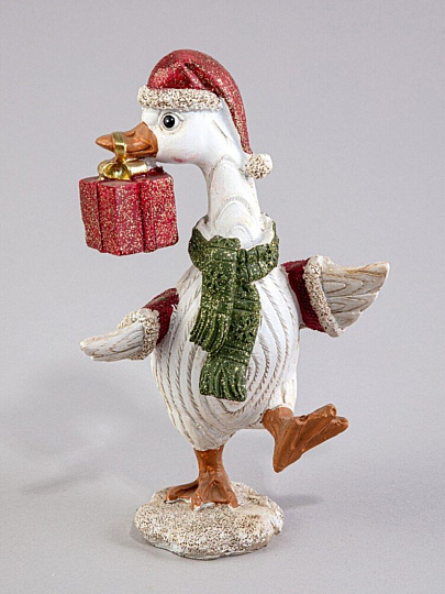 Статуэтка полистоун, Гусь, 10х9.5х16 см, Lefard, 162-1254