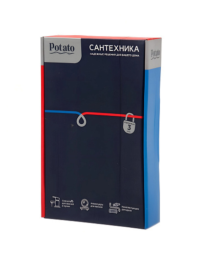 Смеситель для раковины, Potato, с картриджем, P10303S-2