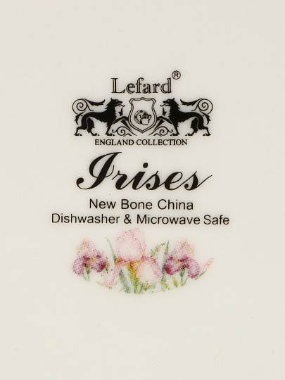 Тарелка обеденная, фарфор, 27 см, круглая, Irises, Lefard, 425-138