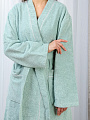 Халат унисекс, махровый, 100% хлопок, мятный, L, 50-52, Silvano - фото 5