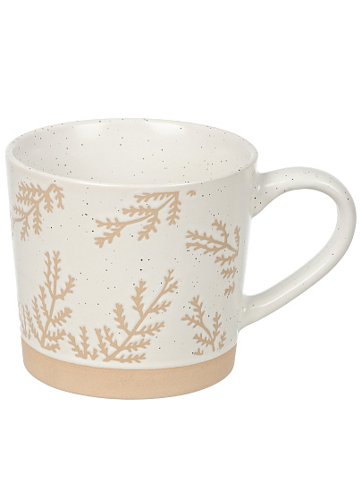 Кружка керамика, 400 мл, Эко ботаника, Y4-11305, в ассортименте