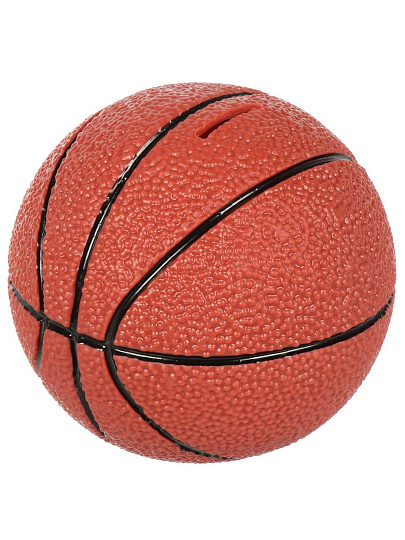 Копилка Баскетбольный мяч, 14х15 см, пластик, A240037