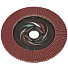 Круг лепестковый торцевой КЛТ2 для УШМ, LugaAbrasiv, диаметр 150 мм, посадочный диаметр 22 мм, зерн A80, шлифовальный - фото 2