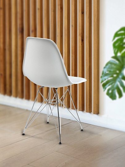 Стул обеденный полипропилен, белый, Миринда, T2023-052