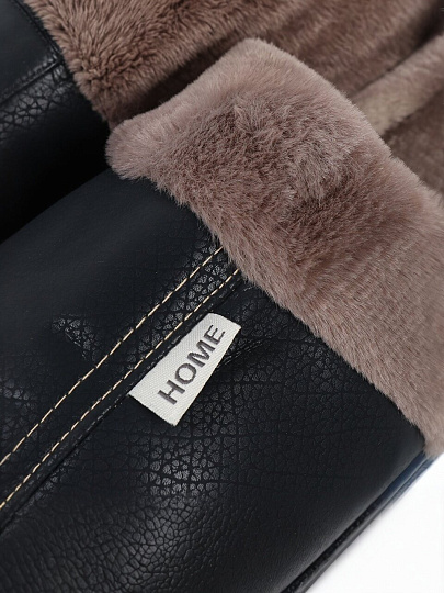 Тапки для женщин, серые, р. 38-39, закрытые, махровые, A210090