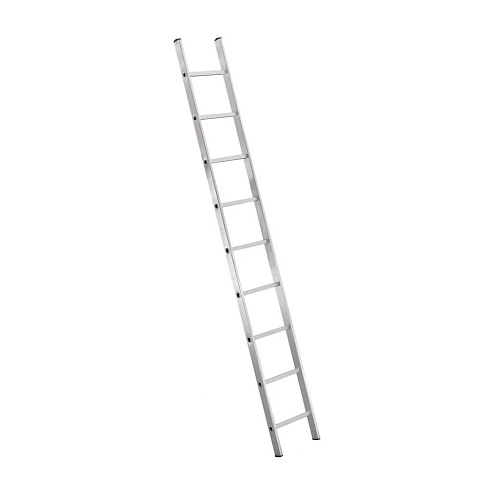 Стремянка-лестница приставная, 1 секция, 9 ступеней, алюминий, 150 кг, Dogrular, Уфук про, 411109