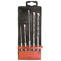 Набор буров по бетону, 5-6х110, 6-8-10х160 мм, 5 шт., в пласт. коробке, SDS PLUS, Matrix, 71095