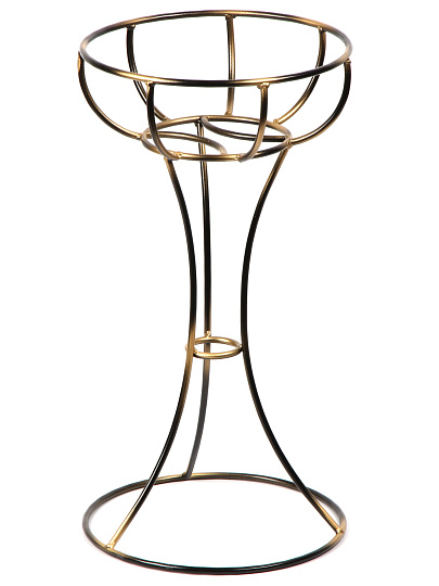 Цветник Соло 15, напольный, металл, диаметр корзины 30 см, 58 см