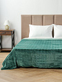 Плед 180х200 см, микрофибра, 100%пэ, 280г, Silvano, Берлин, темно-зеленый - фото 2