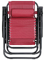 Шезлонг пляжный склад, мет-л, 175х67х110 см, 120 кг, бордо - фото 10