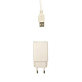 Светильник настольный сенсорное включение, 7 Вт, с USB, белый, абажур белый, Uniel, TLD-572 White, UL-00008663 - фото 2