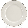 Тарелка обеденная, фарфор, 25 см, круглая, White Lace, Fioretta, TDP670 - фото 2