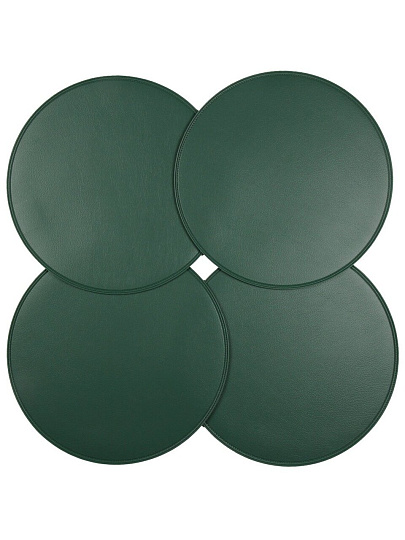 Набор салфеток полимер, 38х38 см, круглый, 4 шт, МП, Y4-6990