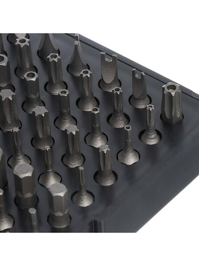 Набор бит Bartex, 61 шт, магнитный адаптер, CrV