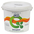 Краска водно-дисперсионная, Formula Q8, акриловая, фасадная, матовая, белая, 6.5 кг