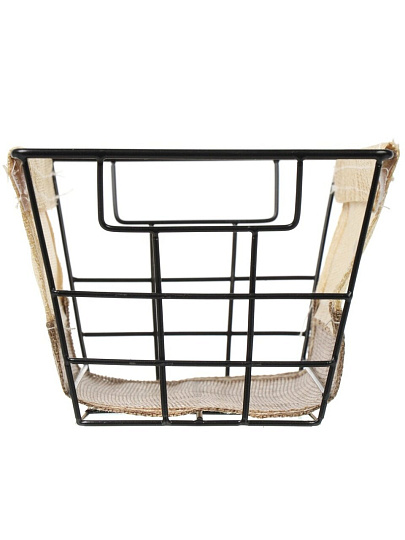 Корзина для хранения, 25х15х12 см, прямоугольная, коричнево-бежевая, A290100