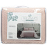 Текстиль для спальни евро, покрывало 230х250 см, 2 наволочки 50х70 см, Silvano, Ультрасоник Зиг-заг, пыльно-розовые - фото 5