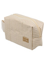 Косметичка восьмиугольная, бежевая 20Х9.5Х12см, A080048