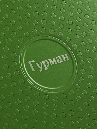 Сковорода литой алюминий, 26 см, антипригарное покрытие, Гурман, Fresh green, индукция, ГМ2601Фз