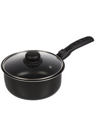 Ковш алюминий, антипригарное покрытие, 2 л, крышка стекло, бакелитовая ручка, съемная ручка, Vari, F65218/11