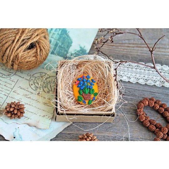 Глина для лепки Artifact, Коллекция цветы Лаванда, полимерная, фурнитура+инструкция, 7505-55-53