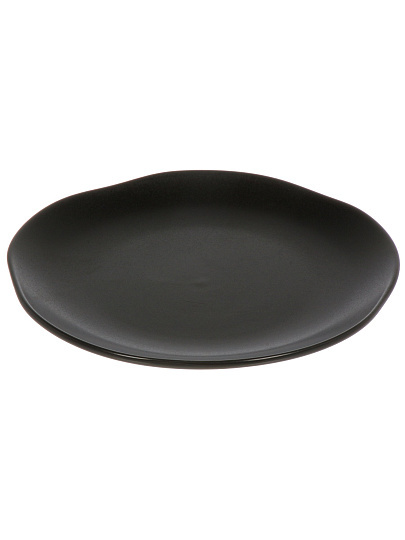 Тарелка десертная, керамика, 20 см, круглая, Elsa, Elrington, 235-61002, черная