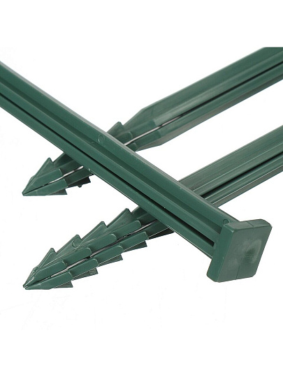 Колышек для бордюрной ленты, пластик, 15х30 см, 10 шт, хаки, Протэкт, К-300 Х