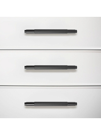 Ручка-скоба мебельная StahlBuro, AP2309-128, 2 шт., матовый черный, 16779