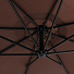 Зонт садовый 3х3х2.5 м, кофейный, со стальной опорой, Green Days - фото 10