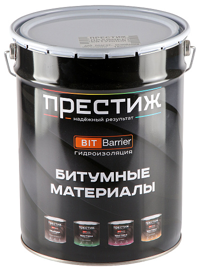 Праймер битумный, Престиж, для наружных работ, 16 кг, для подготовки основания