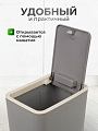 Контейнер для мусора пластик, 6 л, прямоугольный, серый, Y4-8660 - фото 3
