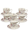 Набор чайный фарфор, 12 предметов, на 6 персон, 260 мл, Balsford, Мелади, 228-44001, подарочная упаковка - фото 3