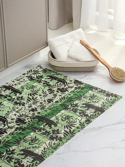 Коврик для ванной, антискользящий, 0.8х15 м, вспененный ПВХ, Вилина, Виктория, 302GR