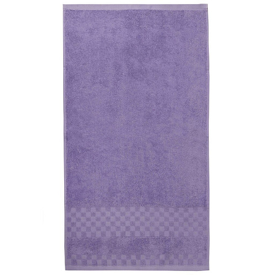 Полотенце банное 70х140 см, 100% хлопок, 550 г/м2, Chess Jacquard, Anilsan, лавандовое, Турция, 15-381770140