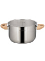 Кастрюля нержавеющая сталь, 3.9 л, крышка стекло, Daniks, Осло, GS-01147-20CA, индукция - фото 5