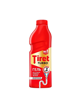 Средство от засоров Tiret, Turbo, гель, 1 л