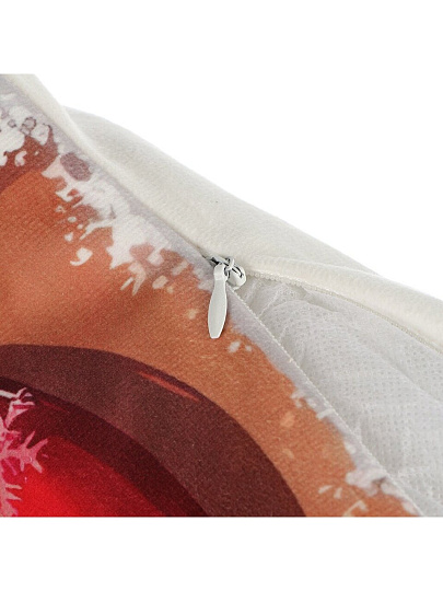 Подушка декоративная, 38х38 см, Олень, 100% полиэстер, Микрос