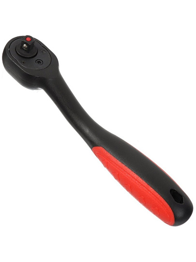 Ключ-трещотка с переключателем, Bartex, 1/4 '', полимерное покрытие, CrV, быстрый сброс, 2х компонентная ручка