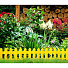 Забор декоративный пластмасса, Мастер сад, Палисадник, 30х190 см, желтый - фото 2