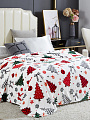 Плед 2-спальный, 180х200 см, велсофт, 100% полиэстер, Cleo, California, Елочки, 180/207-pf - фото 2