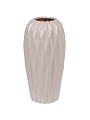 Ваза для сухоцветов керамика, настольная, 25 см, Рельеф, Y4-3239, бежевая - фото 2