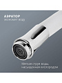 Смеситель для кухни, Aqwin, гибкий излив, с картриджем, белый, A40237-7 - фото 2