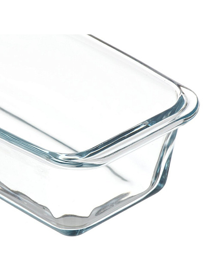 Форма для запекания стекло, 11.5х25х7 см, 1.12 л, прямоугольная, для кекса, Borcam, Sets, 59884