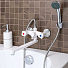 Смеситель для ванны, РМС, с кран-буксой, пластиковый корпус, белый, PL4-140P - фото 5