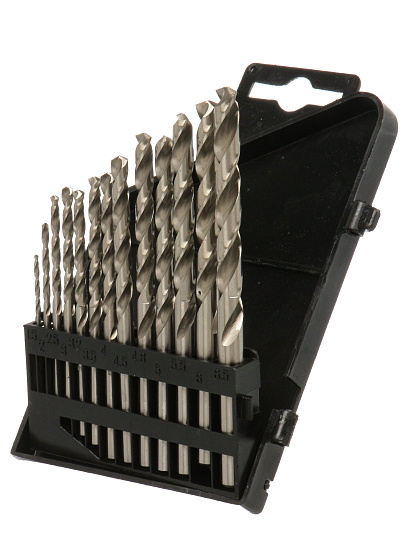 Набор сверл по металлу, 13 шт, 1.5-6.5 мм, KF100313S