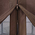 Шатер с москитной сеткой, коричневый, 1.75х1.75х2.75 м, шестиугольный, с барным столом и забором, Green Days - фото 8