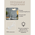 Светильник настольный на подставке, с USB, белый, абажур белый, YT-L28 - фото 8