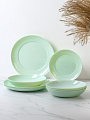 Сервиз столовый стекло, 18 предметов, на 6 персон, Luminarc, Apy Paradise Green, X1162
