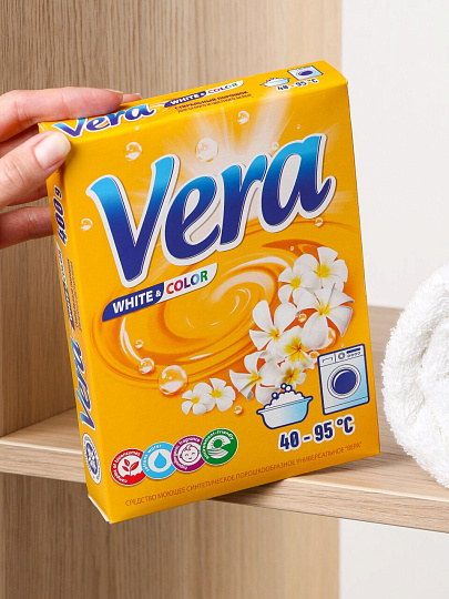 Стиральный порошок Vera, 0.4 кг, автомат, для цветного белья