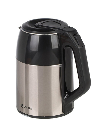 Чайник электрический Lofter, GMB-216, 2 л, 1500 Вт, скрытый нагревательный элемент, нержавеющая сталь